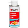 WURTH ADHESIVE REMOVER SPRAY EASILY REMOVES THE HARDENED HOT GLUE FROM PAINTED SURFACES ART.0893141