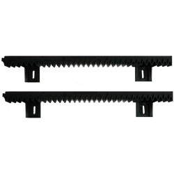 SUPPORT M4 POUR PORTAIL COULISSANT EN PLASTIQUE KIT DE 2 MÈTRES