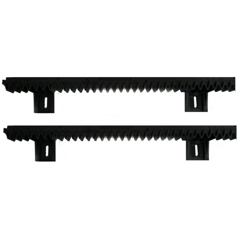 CREMAGLIERA M4 PER CANCELLO SCORREVOLE IN PLASTICA KIT DA METRI 2