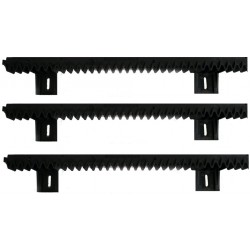 KIT CREMALLERA M4 PARA PUERTAS CORREDERAS DE PLÁSTICO 3 METROS