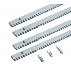 CVZ CRÉMAILLÈRE EN FER EN ACIER GALVANISÉ 4PCS. DE 1 MT COMPLET AVEC VIS - D571053/4