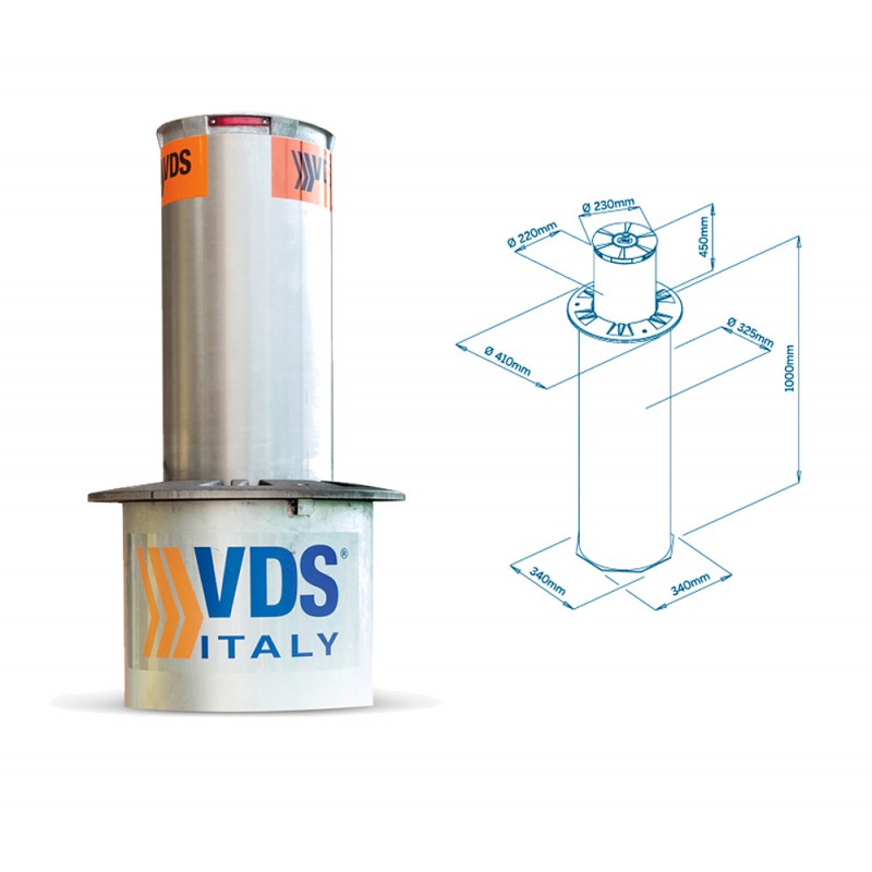 VDS IDRAULIC DISSUASURE TO COLONNA 230V WITH CENTRE OF COMANDO MOD. MOLE 2001/1