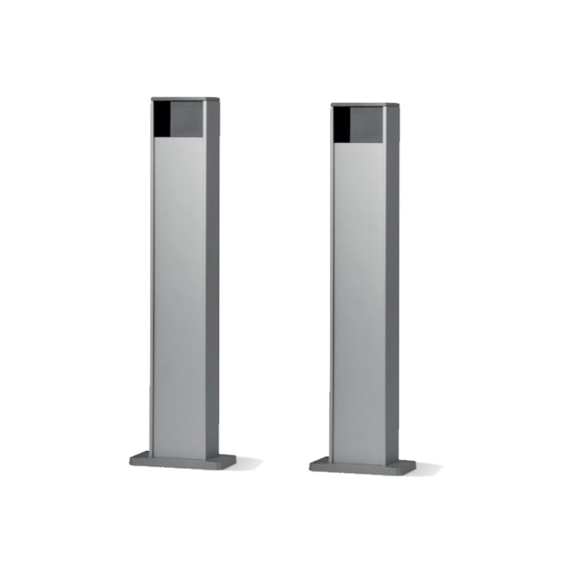 NICE COPPIA COLONNINE DA ESTERNO IN ALLUMINIO ALTEZZA 50CM PER FOTOCELLULA MEDIUM PPH3