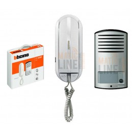 BTICINO KIT INTERPHONIE AUDIO 2 FILS MONOFAMILIALE MURAL 366811