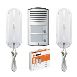 BTICINO 366821 AUDIO-KIT FÜR ZWEI FAMILIEN MIT GEGENSPRECHANLAGEN UND 2-DRAHT-TASTATUR