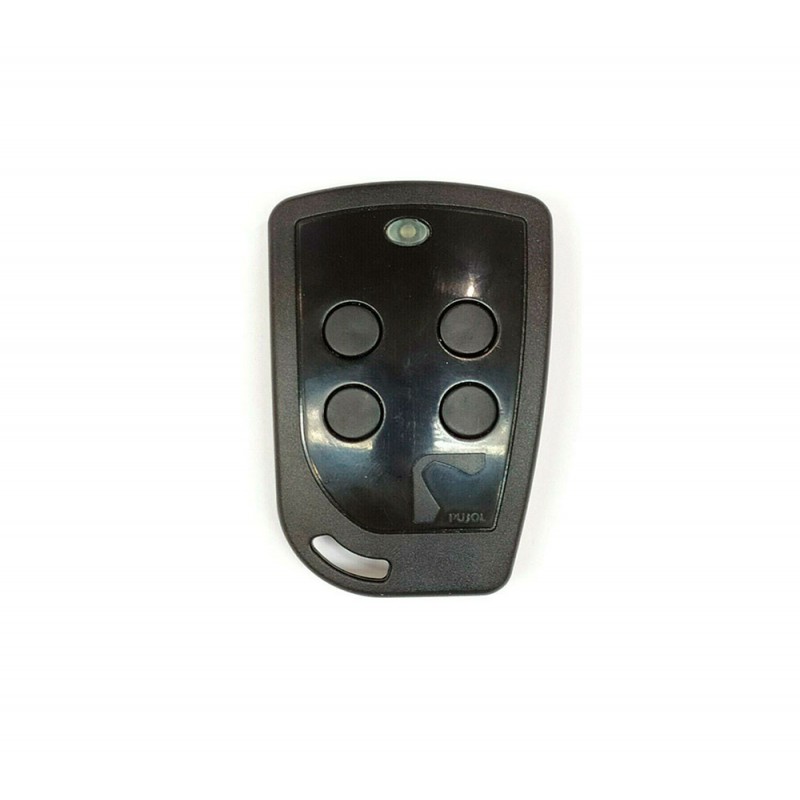 MANDO A DISTANCIA PUJOL VARIO ROLLING CODE 433,92 MHz NEGRO D112189