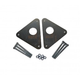 BFT APL PAIR OF FOUNDATION PLATES FOR DESME AND THEA SERIES PHP 2611468 PHOTOCELL COLUMNS