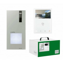 COMELIT 8461M KIT PORTIER VIDÉO UNIFAMILIAL 2 FILS SYSTÈME SIMPLEBUS QUADRA ET MINI COULEURS