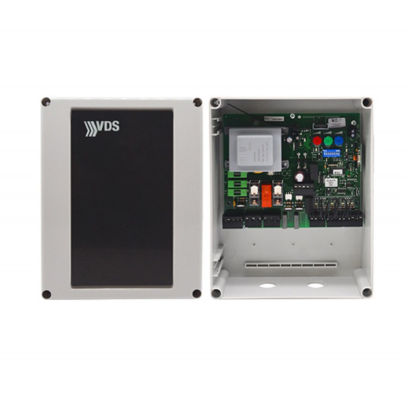 VDS 230V-KOMMANDZENTRALE FÜR SCHALTER MIT 1/2 MOTOREN IN BOX COD.E105 MOD.EURO 230 M2