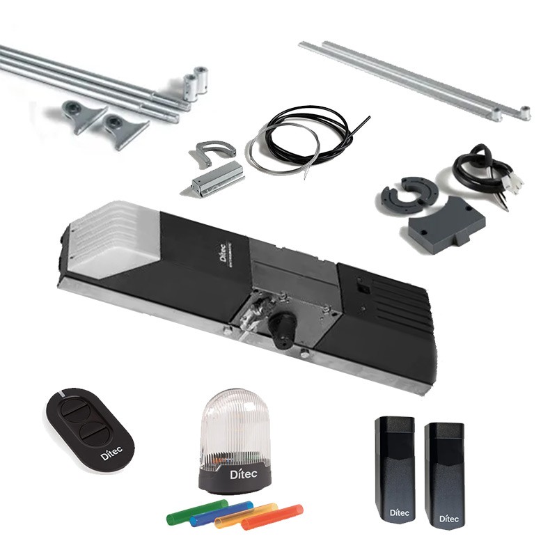 DITEC KIT COMPLETO PARA PUERTA BASCULANTE 24 V PUERTA DE GARAJE BLUETOOTH DOITBXBL ML302