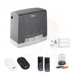 KIT AUTOMAZIONE DITEC NEOS DIT600NESLP PER CANCELLO SCORREVOLE USO INTESIVO FINO A 600 KG