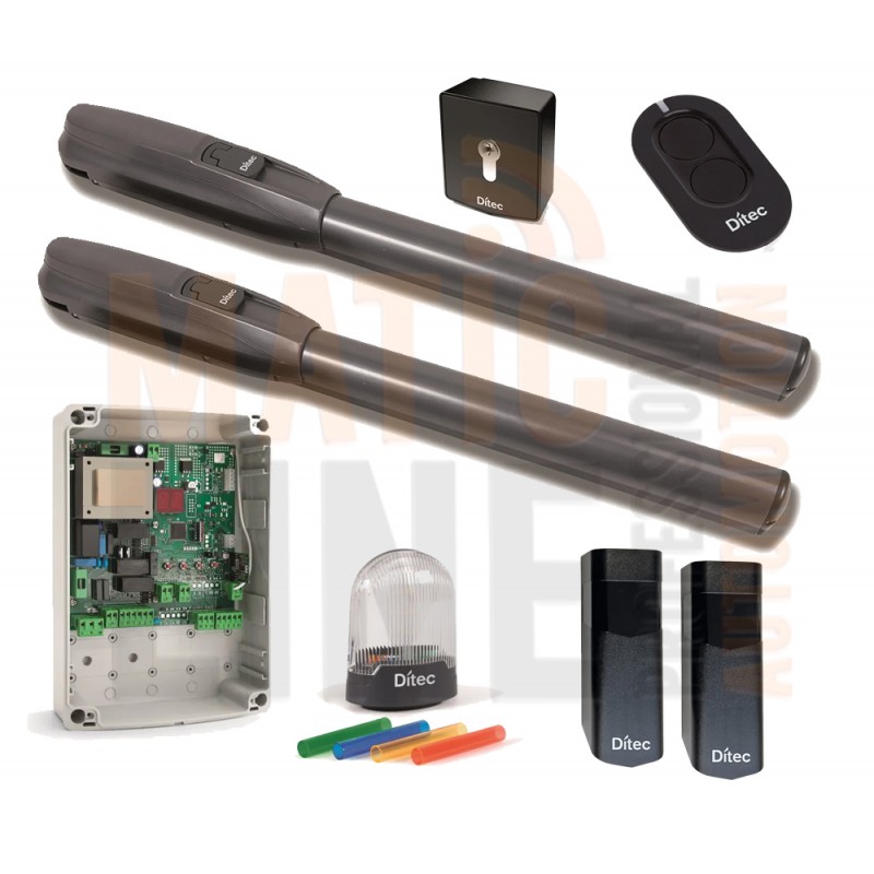 DITEC PWR 230V COMPLETE MOTOR KIT FOR SWING GATE 5M PER LEAF PWR50AC ML352