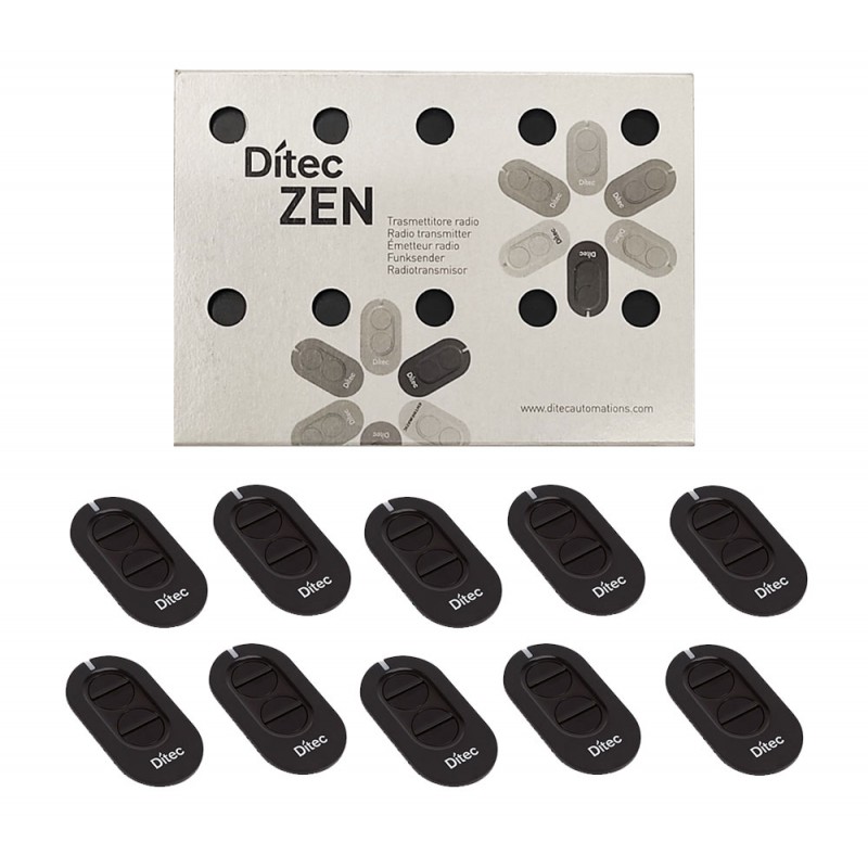 MANDO A DISTANCIA DITEC ZEN4 433 MHz 10 PIEZAS