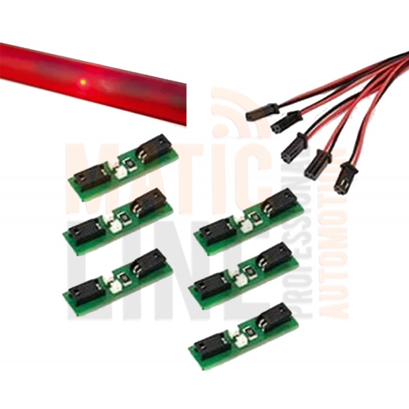 DITEC QIKLUX KIT SET LUCI SEI 6 LED PER BARRIERE QIK QIK4E QIK7EH