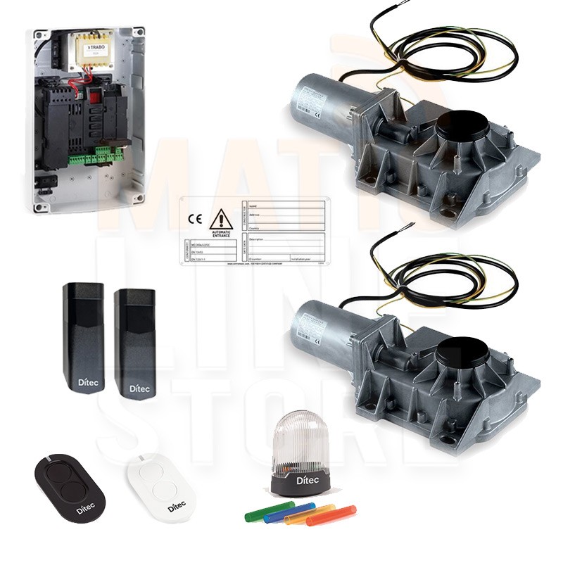 KIT DITEC DITCB24 24V PUERTAS BATIENTES CUBICAS ENTERRADAS ML330