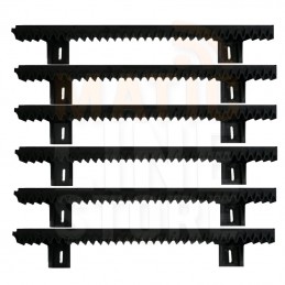 KIT CREMALLERA M4 PARA PUERTAS CORREDERAS DE PLÁSTICO 5 METROS