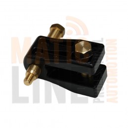 SUPPORT DE FOURCHE DE RECHANGE FAAC EN MÉTAL AVEC AXE LONG ET AXE COURT POUR MOTEURS 402 422 400 413 415