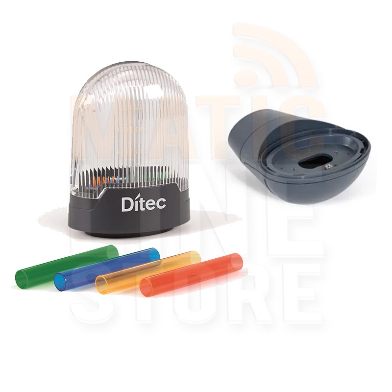 KIT LUCES INTERMITENTES DITEC 24/230V CON SOPORTE A PARED FLSP