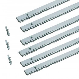 SUPPORT CVZ EN FER ACIER GALVANISÉ 6PCS. 1 MT COMPLET AVEC VIS - D571053/6