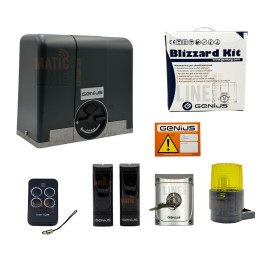 FAAC GENIUS BLIZZARD 230V KIT D'AUTOMATISATION POUR PORTAILS COULISSANTS POIDS MAX 500 KG 104014