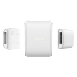 AJAX DUALCURTAIN OUTDOOR BI-DIREKTIONALER DRAHTLOSER VORHANG-BEWEGUNGSMELDER WEISS