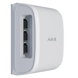 AJAX DUALCURTAIN OUTDOOR RILEVATORE DI MOVIMENTO WIRELESS A TENDA BIDIREZIONALE DA ESTERNO BIANCO