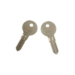 DITEC KEYN PAIRE DE CLÉS VIERGES À TRAVAILLER POUR DÉBLOQUER LES MOTEURS ET LES SÉLECTEURS DE CLÉS KEIN