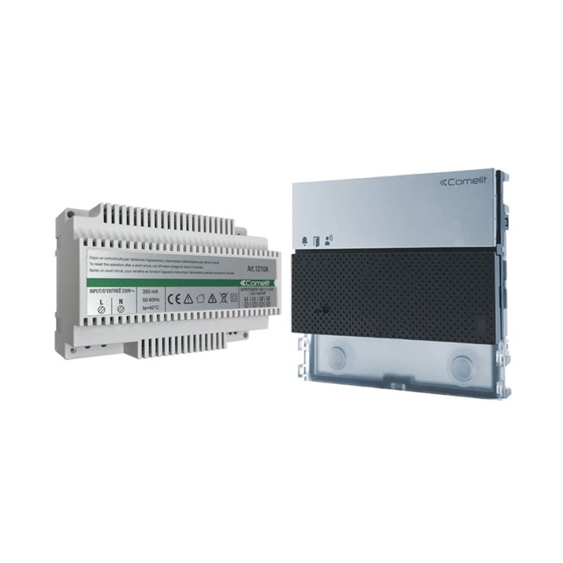 KIT BASE IMPIANTO AUDIO COMELIT ULTRA SISTEMA SIMPLEBUS 2 UT9000A