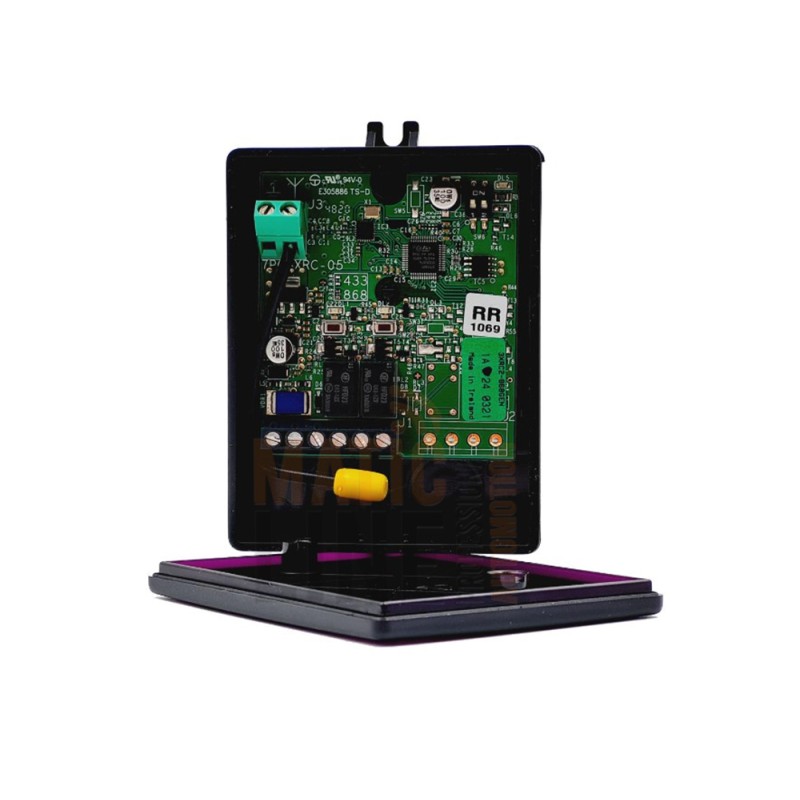 GENIUS INTERMODO2 RICEVENTE RADIO DA ESTERNO BICANALE 433 MHz CON COLLEGAMENTO FILARE 12-24V 6100357