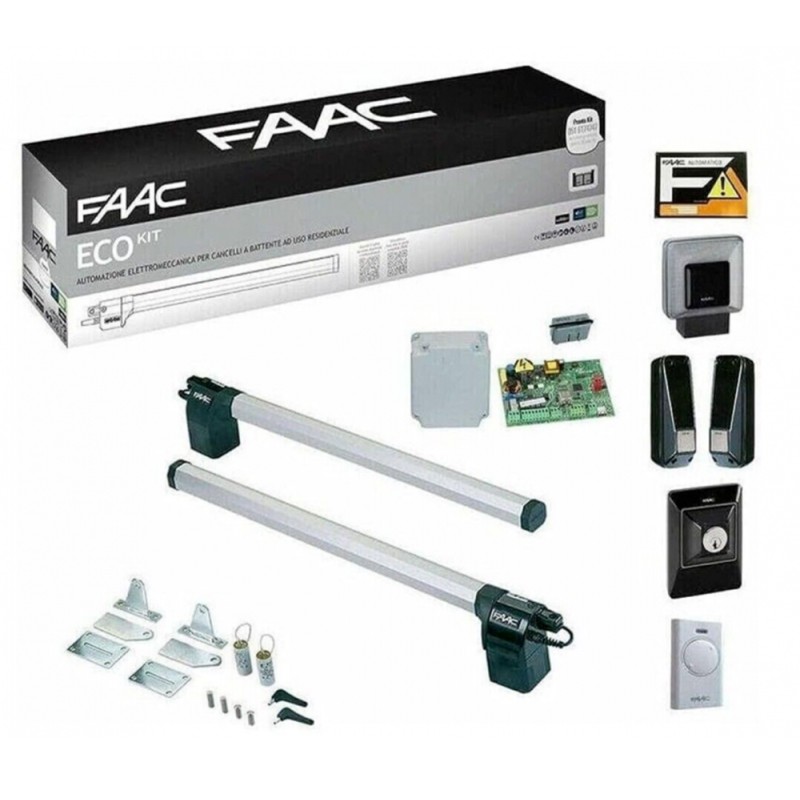 KIT FAAC 412 ECO KIT 1,8 MT COMPLEY AUTHORIZATION BATTERS 230V 105632445