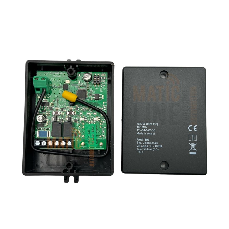 EXTERNAL FAAC XR2 433 2 BICANAL CANAL 12v/24v AC-DC 787752