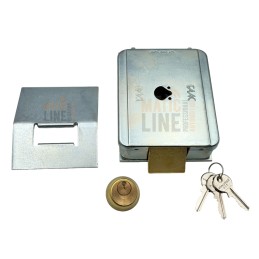 FAAC ELETTROSERRATURA VERTICALE COMPLETA DI CILINDRO INTERNO 12V AC 712650