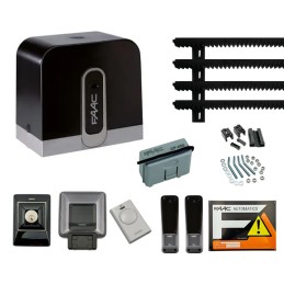 FAAC KIT DELTA 2 740 SCHIEBETOR KAPAZITÄT 500KG 220V 4MT RACK 1056303445 ML081