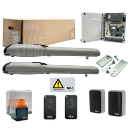 NICE WINGO KIT 4024 BD AUTOMATIZACION PUERTA ABATIBLE HASTA 2M 24V WINGO4024BDKCE