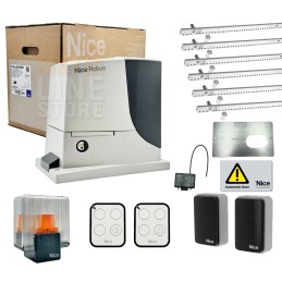 NICE ROBUS KIT 1000 BD 24V FÜR SCHIEBETORE BIS ZU 1000 KG 5MT VON RACK RB1000BDKCE