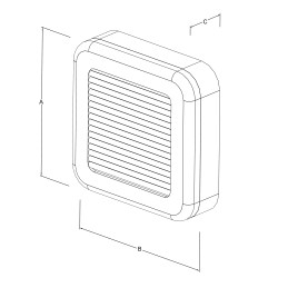 MOVLED LAMPEGGIANTE LAMPEGIATORE A BATTERIA PER CANCELLI 030MV00080