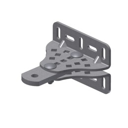 SUPPORT ARRIÈRE COURT ROGER KT204/R RÉGLABLE PAR VIS