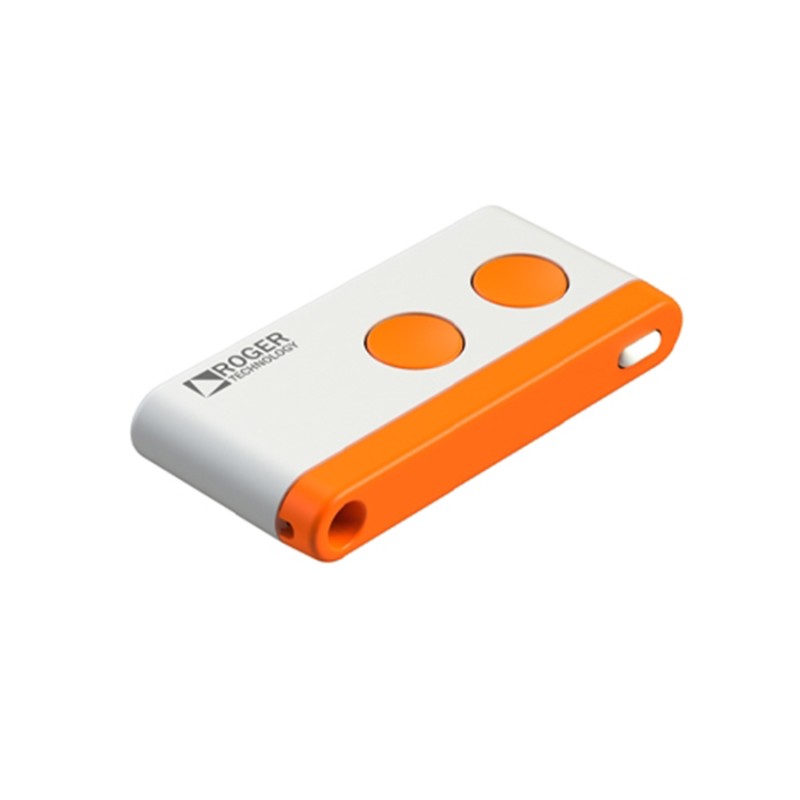 ROGER T80/TX2 BI-CODE RADIO CONTROL FIXED CODE OR ROLLING CODE MODE 433.92 MHZ 2 CHANNELS