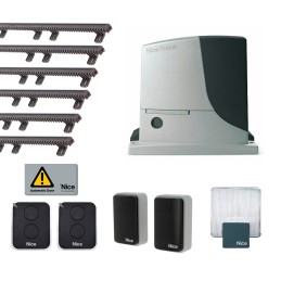 KIT NICE ROBUS 600 BD 24V PARA PUERTAS CORREDERAS HASTA 600 KG RB600BDKCE
