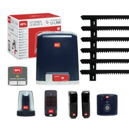 KIT PORTAIL COULISSANT BFT DEIMOS ULTRA BT A400 24 V 400 kg, CRÉMAILLÈRE 6 M ML05 2611815