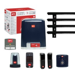 KIT BFT DEIMOS ULTRA BT A400 24V 400KG PORTAIL COULISSANT 4MT RACK ML04 2611815