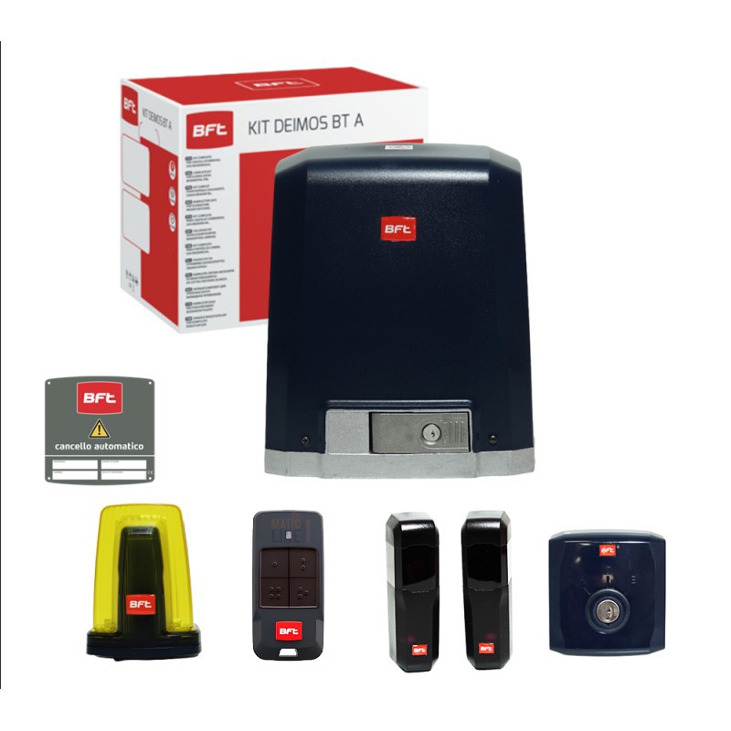 BFT DEIMOS BT A400 SLIDING GATE AUTOMATION KIT 400KG ML014 2611819