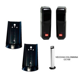 BFT PAIRE DE PHOTOCELLULES COMPACTA A20 ET PAIRE D'ADAPTATEURS POUR COLONNES C130 ML089