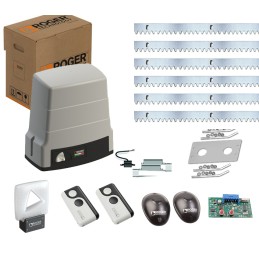 ROGER BH30/806 KIT AUTOMATISATION PORTAIL COULISSANT BRUSHLESS 24V 1000 KG USAGE INTENSIF FIN DE COURSE MAGNÉTIQUE