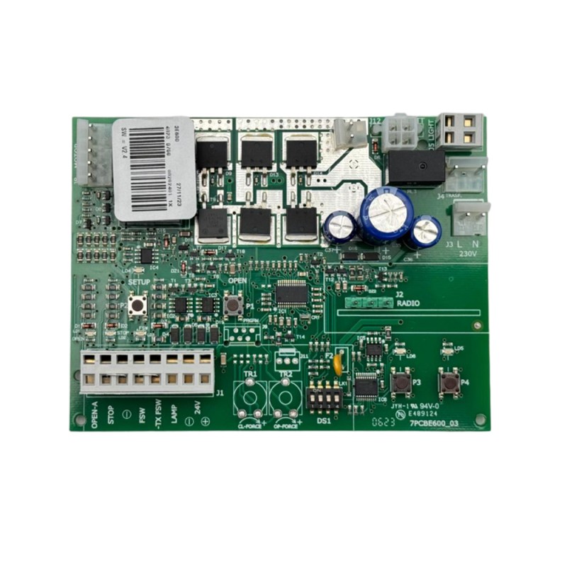 PLACA DE CONTROL ELECTRÓNICA FAAC PARA D600 RECAMBIO PARA E600 24V DOLPHIN 600 2024015