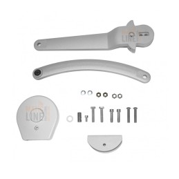 DITEC 6FACILBA VOLLSTÄNDIGER GELENKMOTOR MIT GEBOGENEM ARM FÜR FACIL 3-3E-3H-3EH