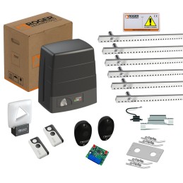 KIT ROGER BM30/326/HS HAUTE VITESSE BRUSHLESS 24V USAGE SUPER INTENSIF PORTAIL COULISSANT JUSQU'À 400 KG