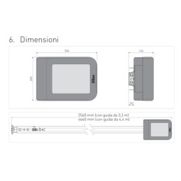 DITEC KIT AIR600B 24V PER PORTA GARAGE BASCULANTE BINARIO