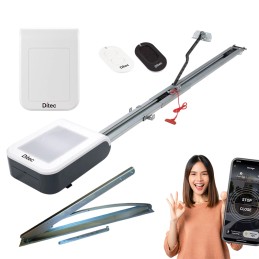 DITEC AIR1000B 24V-KIT FÜR GARAGEN-DACHTÜR, INTENSIVNUTZUNG 17 M²/200 KG, BLUETOOTH-KONNEKTIVITÄT ML091