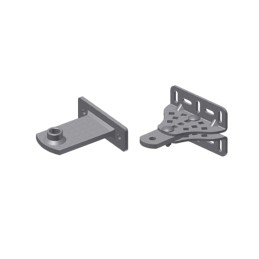 KIT SOPORTE TRASERO CORTO AJUSTABLE A TORNILLO Y SOPORTE DELANTERO CORTO ROGER KT206/R